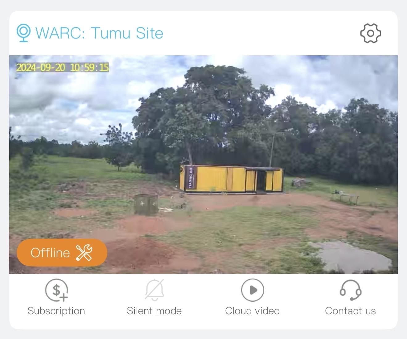 Mashruum site surveillance dashboard